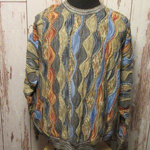 Norm Thompson Tundra Multi Color Textured Sweater